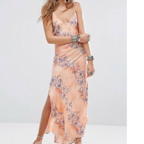 free people satin dress